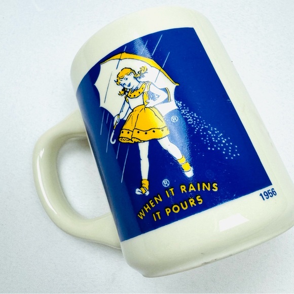 Vintage 1956 Morton Salt Coffee Cup - Picture 3 of 7